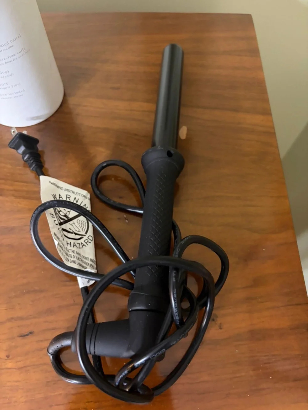 Bundle hot curling iron and brush
